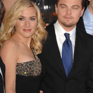 Leonardo DiCaprio and Kate Winslet at event of Nerimo dienos 2008