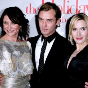 Cameron Diaz, Jude Law and Kate Winslet at event of The Holiday (2006)