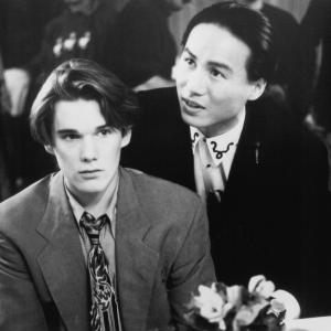 Still of Ethan Hawke and BD Wong in Mystery Date (1991)