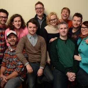 Elijah Wood Leigh Whannell and Jack McBrayer at event of Cooties 2014