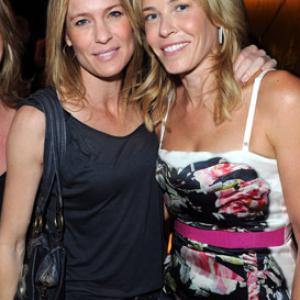 Robin Wright and Chelsea Handler