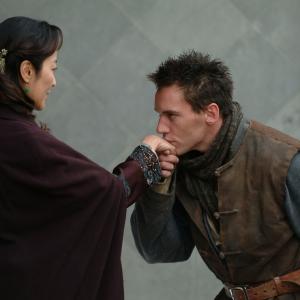 Still of Michelle Yeoh and Jonathan Rhys Meyers in The Children of Huang Shi (2008)