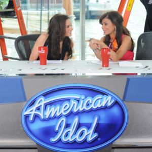 Still of Paula Abdul and Kara DioGuardi in American Idol The Search for a Superstar 2002