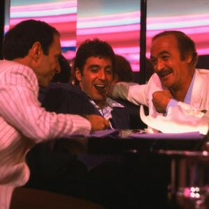 Still of Al Pacino, F. Murray Abraham and Robert Loggia in Scarface (1983)