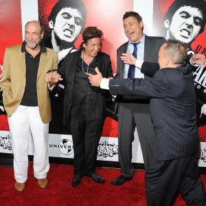 Al Pacino F Murray Abraham and Steven Bauer at event of Scarface 1983