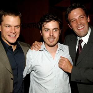 Ben Affleck, Matt Damon and Casey Affleck at event of The Brothers Grimm (2005)