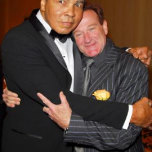 Robin Williams and Muhammad Ali