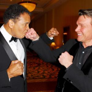 Patrick Swayze and Muhammad Ali