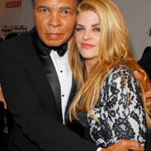 Kirstie Alley and Muhammad Ali