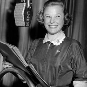 June Allyson at CBS Radio circa 1959