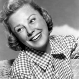 June Allyson publicity still for The McConnell Story