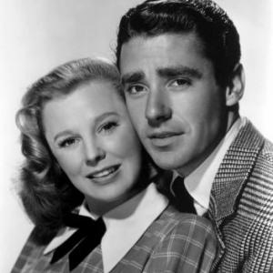 June Allyson and Peter Lawford publicity still for Good News 1947 MGM