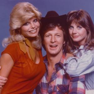 Still of Loni Anderson Gary Sandy and Jan Smithers in WKRP in Cincinnati 1978