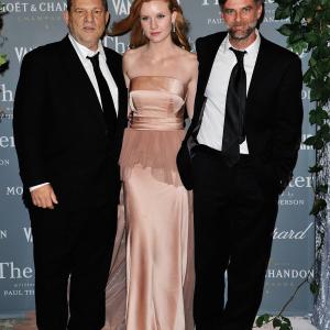 Paul Thomas Anderson Harvey Weinstein and Madisen Beaty at event of The Master 2012