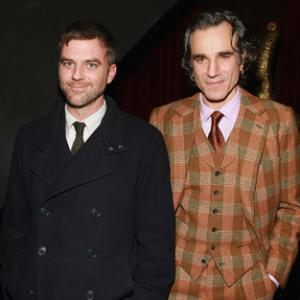 Daniel Day-Lewis and Paul Thomas Anderson at event of Bus kraujo (2007)