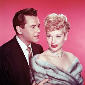 Desi Arnaz and Lucille Ball in I Love Lucy 1951