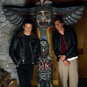 Still of Dana Ashbrook and James Marshall in Twin Pykso miestelis (1990)