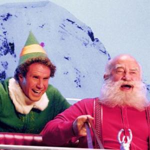 Still of Edward Asner and Will Ferrell in Elf (2003)