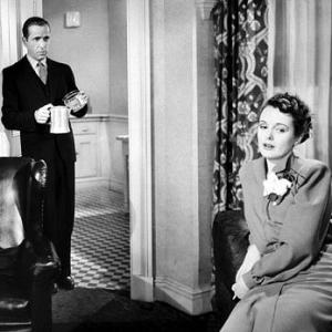 Humphrey Bogart and Mary Astor in The Maltese Falcon 1941 Warner Bros