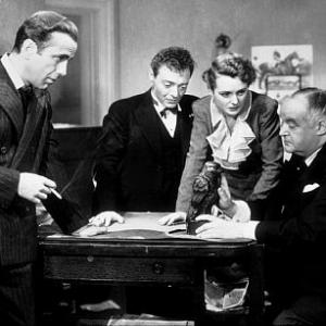 The Maltese Falcon Humphrey Bogart Peter Lorre Mary Astor and Sidney Greenstreet 1941 Warner Bros