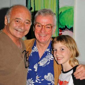 Burt Young with Director John Avildsen and his daughter Bridget