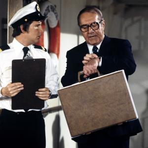 Still of Jim Backus and Fred Grandy in The Love Boat 1977