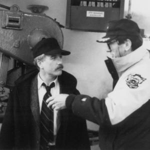 Still of Richard Dreyfuss and John Badham in Stakeout 1987