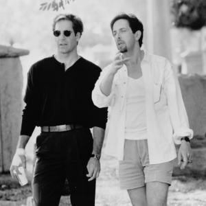 Still of Scott Bakula and Clive Barker in Lord of Illusions 1995