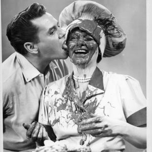 Still of Lucille Ball and Desi Arnaz Jr in I Love Lucy 1951