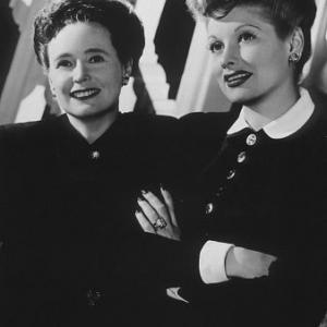 Lucille Ball with mother Desire Ball c 1944