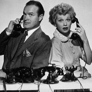 Lucille Ball and Bob Hope in 