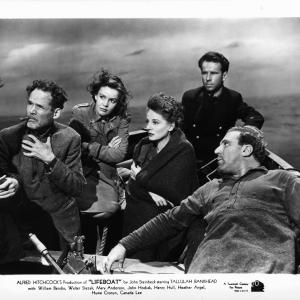 Still of Tallulah Bankhead William Bendix Hume Cronyn Mary Anderson and Henry Hull in Lifeboat 1944