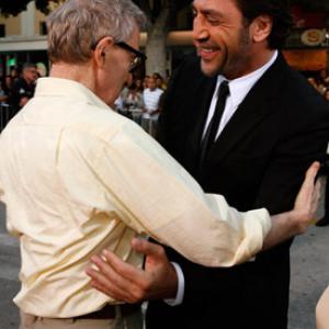 Woody Allen and Javier Bardem at event of Viki, Kristina, Barselona (2008)