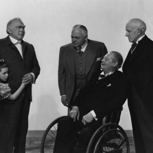 Lionel Barrymore Edward Arnold Thomas Mitchell and Lewis Stone