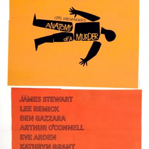 Anatomy of a Murder Saul Bass Poster 1959