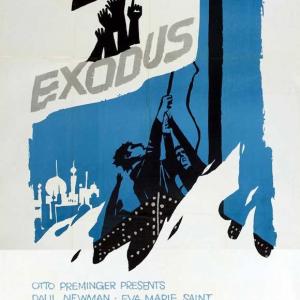 Exodus Saul Bass Poster 1960 Columbia Pictures