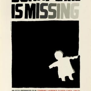 Bunny Lake Is Missing Saul Bass Poster 1965 Columbia Pictures