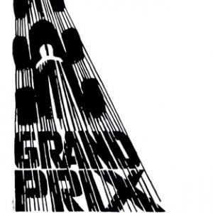 Grand Prix Saul Bass Poster 1966 MGM