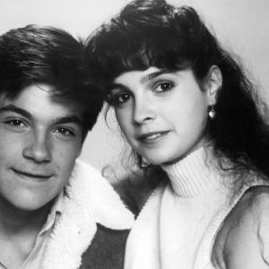 Still of Jason Bateman and Estee Chandler in Teen Wolf Too (1987)
