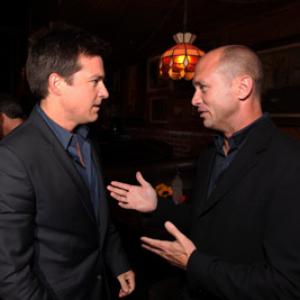 Jason Bateman and Mike Judge at event of Extract (2009)