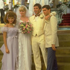 Still of Al Pacino, Michelle Pfeiffer, Steven Bauer and Mary Elizabeth Mastrantonio in Scarface (1983)