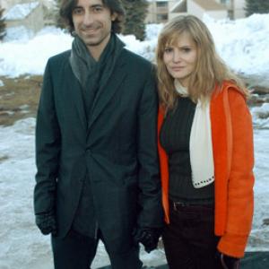 Jennifer Jason Leigh and Noah Baumbach at event of The Squid and the Whale (2005)