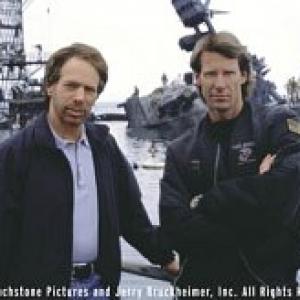 Michael Bay and Jerry Bruckheimer in Perl Harboras 2001
