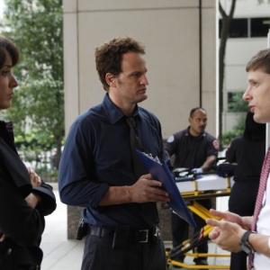 Still of Jennifer Beals, Jason Clarke and Matt Lauria in The Chicago Code (2011)