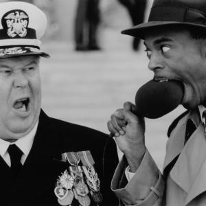 Still of Ned Beatty and Michael Winslow in Going Under 1990