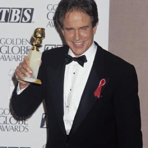 Warren Beatty at The 49th Annual Golden Globe Awards