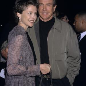 Warren Beatty and Annette Bening at the premiere of Bulworth