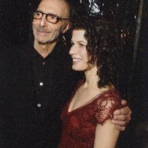 Susan Floyd with director Harold Becker at the Domestic Disturbance premiere
