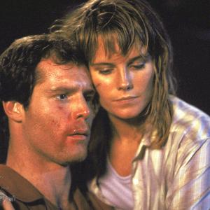 Still of Jason Beghe and Kate McNeil in Monkey Shines (1988)