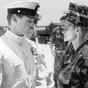 Still of Demi Moore and Jason Beghe in G.I. Jane (1997)